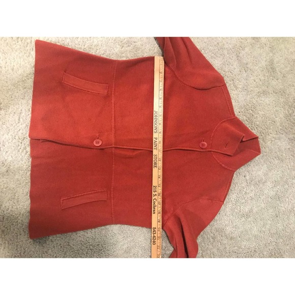 Talbots Women's Sweater, Button-up, Rustic Brown, Large - Picture 8 of 11